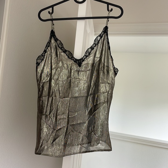 Sandro shiny cami, new with tag, 80% off - Picture 8 of 10